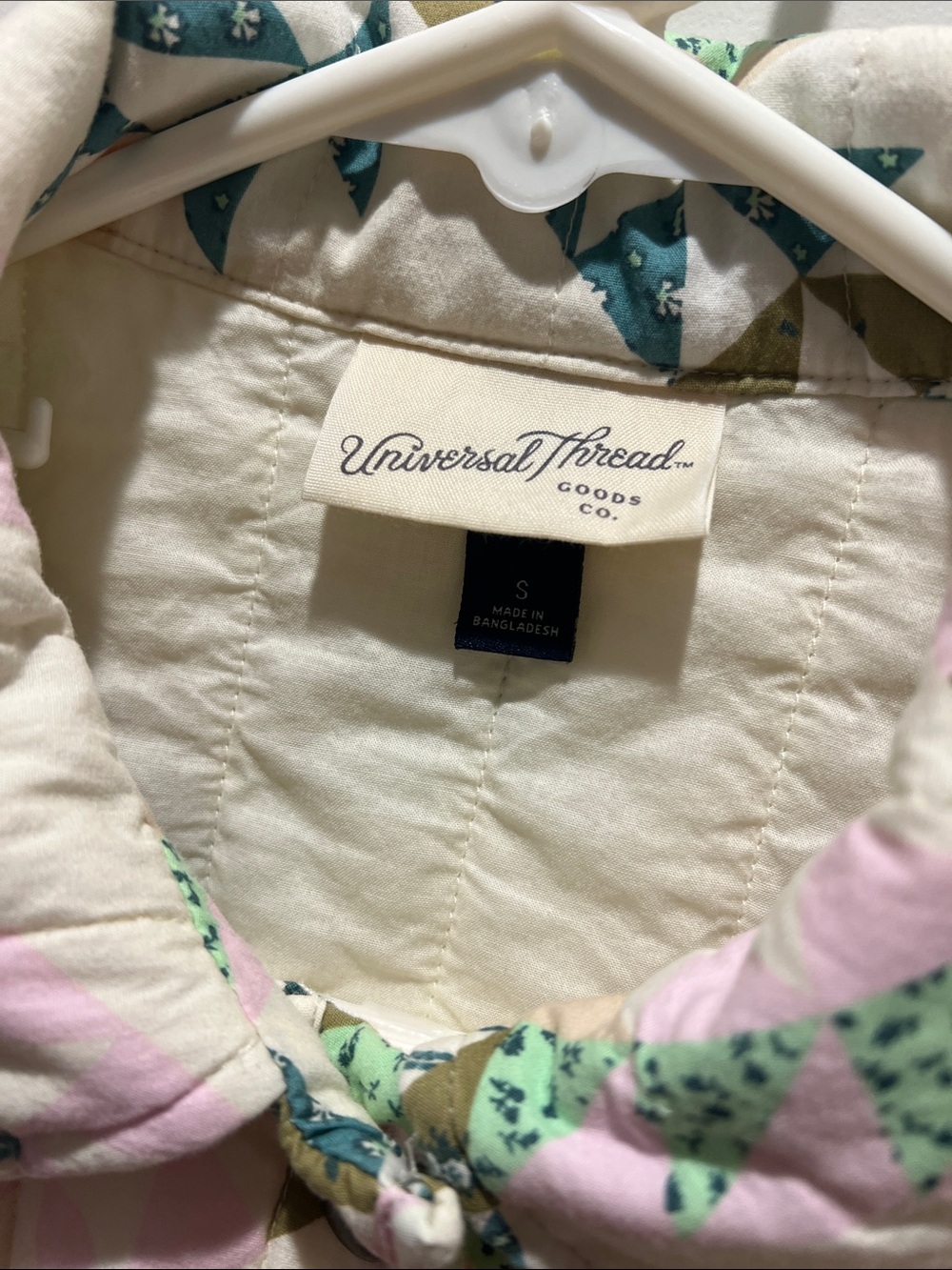 Universal Thread Quilted Cream Jacket - Picture 3 of 4